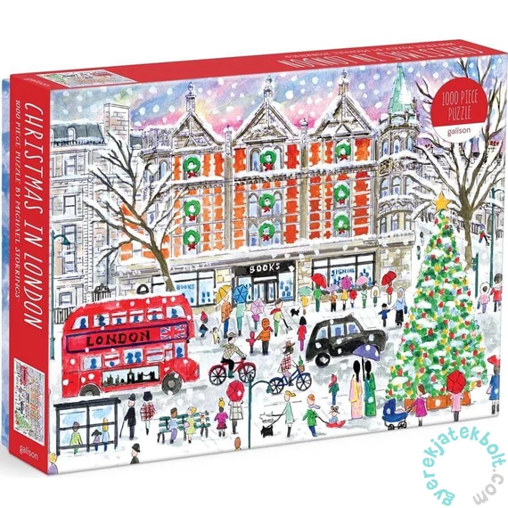 Galison 1000 db-os puzzle - Christmas in London, Michael Storrings (78353)