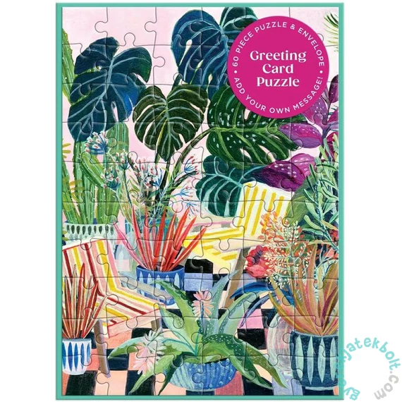 Galison 60 db-os Képeslap puzzle - Potted (78988)