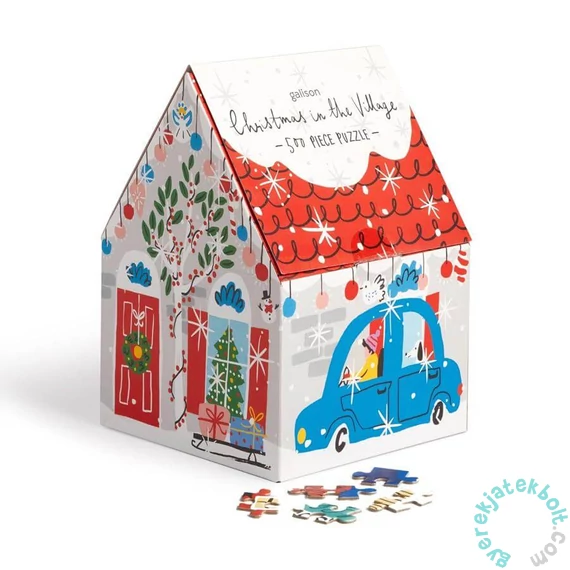 Galison 500 db-os puzzle díszdobozban - Christmas in the Village (80219)