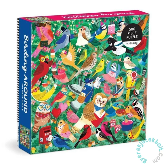 Galison 500 db-os puzzle - Mudpuppy - Birding Around (85269)