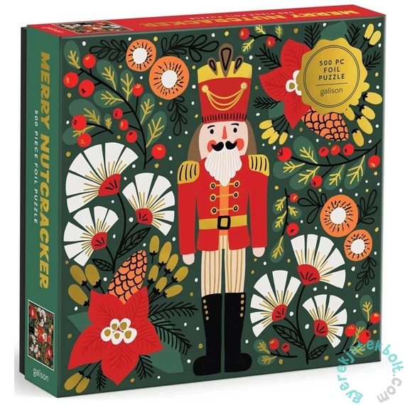 Galison 500 db-os Fóliás puzzle - Merry Nutcracker  (85535)