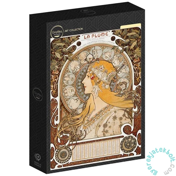Grafika Art 1000 db-os puzzle - La Plume, 1896-97, Alphonse Mucha (33428)