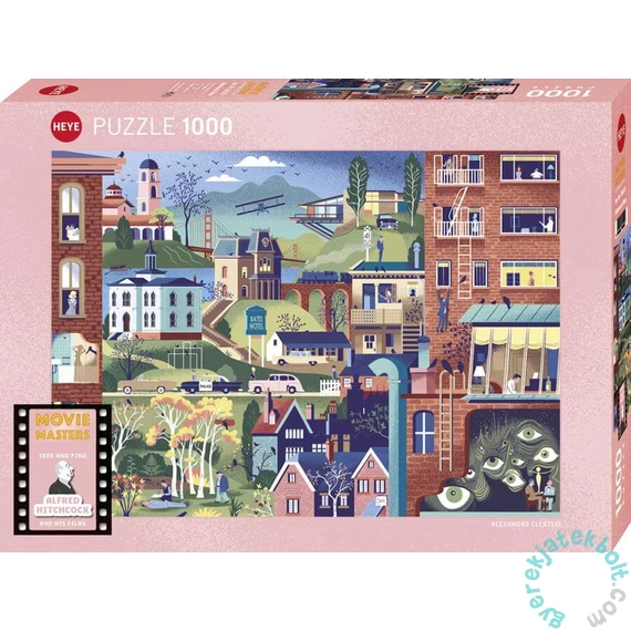 Heye 1000 db-os puzzle - Movie Masters - Hitchcock Films (30029)