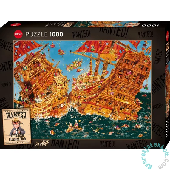Heye 1000 db-os puzzle - Wanted! - Diamond Dick (30053)