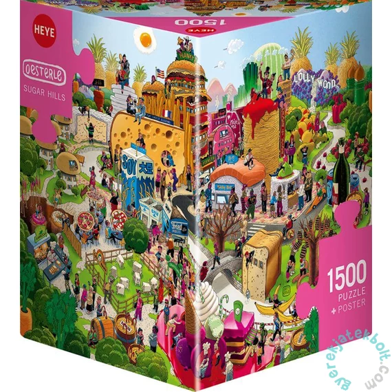 Heye 1500 db-os Triangular puzzle - Sugar Hills (30048)