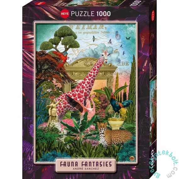 Heye 1000 db-os puzzle - Fauna Fantasies - Giraffolove, Sanchez (30100)
