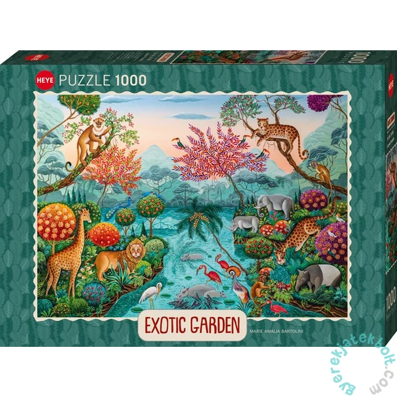 Heye 1000 db-os puzzle - Exotic Garden - Lagoon Paradise (30108)
