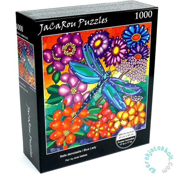 JaCaRou 1000 db-os puzzle - Blue lady (JP-BELL1000)