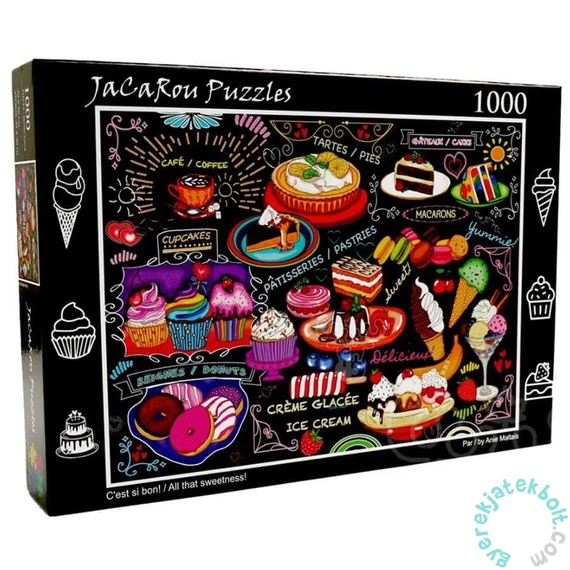 JaCaRou 1000 db-os puzzle - All that sweetness! (JP-BOSW1000)