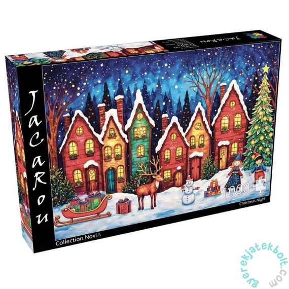 JaCaRou 1000 db-os puzzle - Christmas night (JP-CHRI1000)