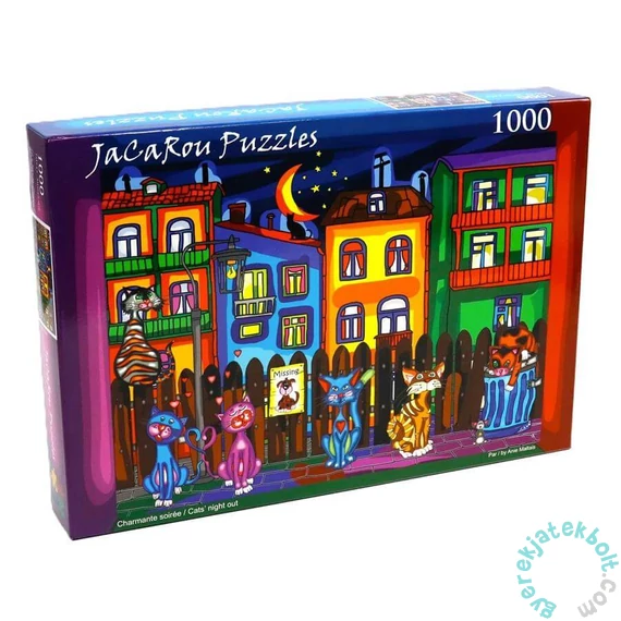 JaCaRou 1000 db-os puzzle - Cats night out (JP-CS100005)