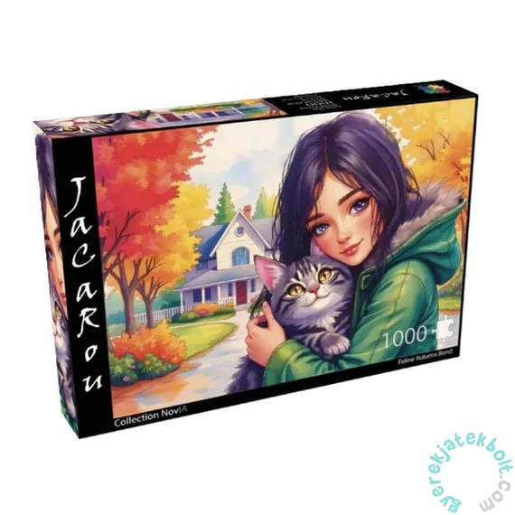 JaCaRou 1000 db-os puzzle - Feline autumn bond (JP-FELI1000)