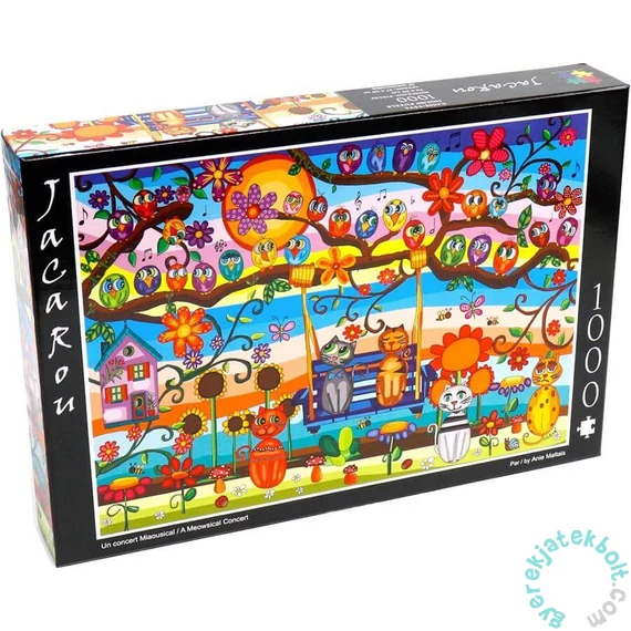 JaCaRou 1000 db-os puzzle - A moewsical concert (JP-MEOW1000)