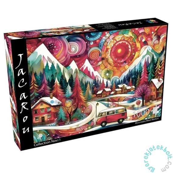 JaCaRou 1000 db-os puzzle - Mountains meet motion (JP-MOUN1000)