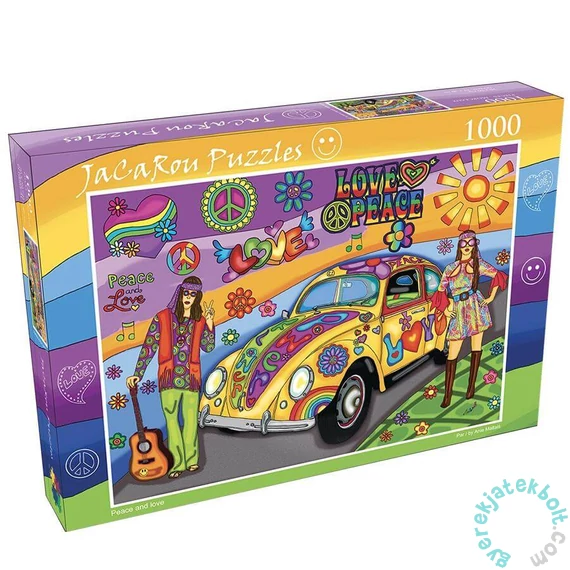 JaCaRou 1000 db-os puzzle - Peace and love (JP-PL1000221)