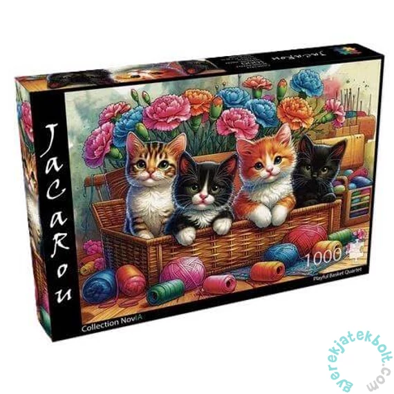 JaCaRou 1000 db-os puzzle - Playful basket quartet (JP-PLAY1000)
