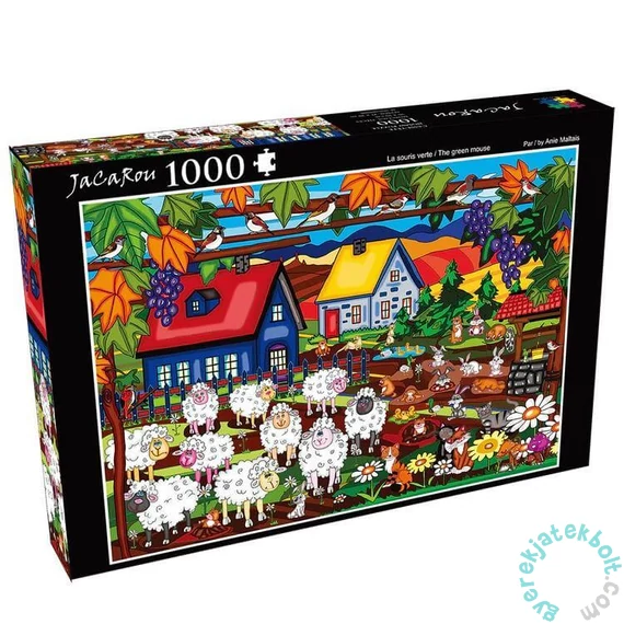 JaCaRou 1000 db-os puzzle - The green mouse (JP-SOUR1000)