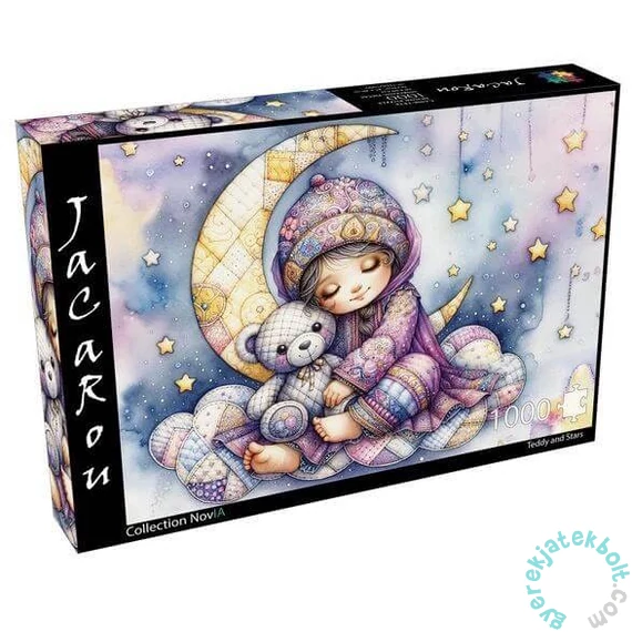 JaCaRou 1000 db-os puzzle - Teddy and stars (JP-TEDD1000)