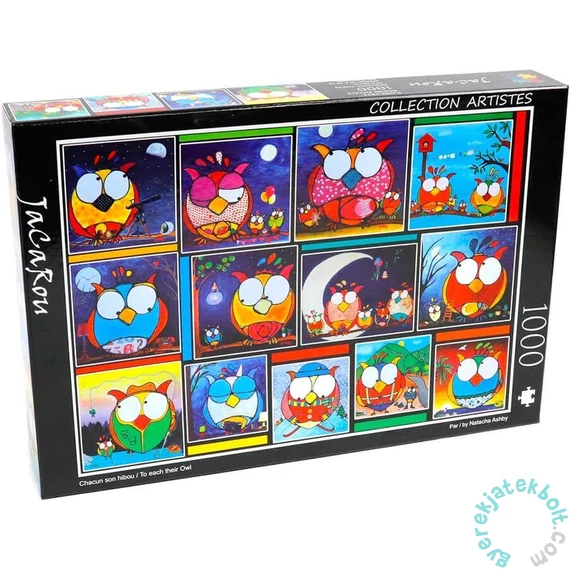 JaCaRou 1000 db-os puzzle - To each their owl (JPA-HIBO1000)