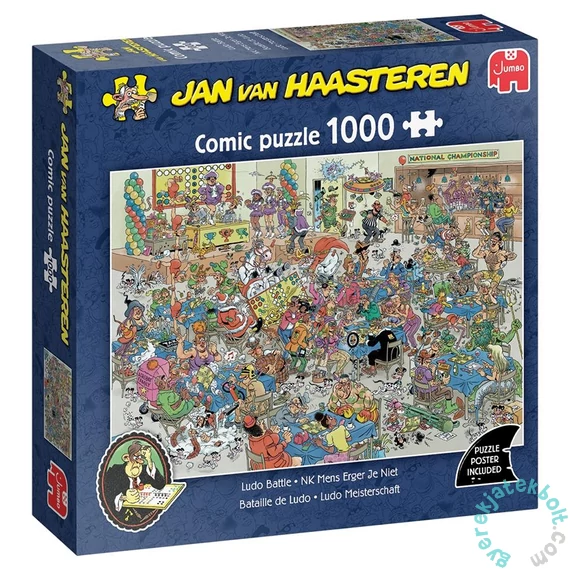 Jumbo 1000 db-os puzzle - Jan van Haasteren - Ludo Battle (00482)