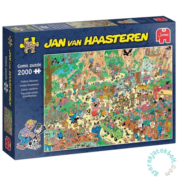 Jumbo 2000 db-os puzzle - Flutterly Fabulous, Jan van Haasteren (00536)