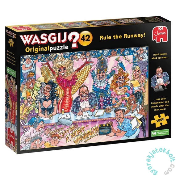 Jumbo 1000 db-os puzzle - Wasgij Original 42 - Rule the Runway (00584)