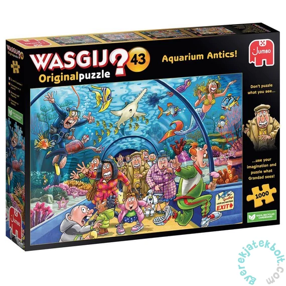 Jumbo 1000 db-os puzzle - Wasgij Original 43 - It smells like fish (00585)