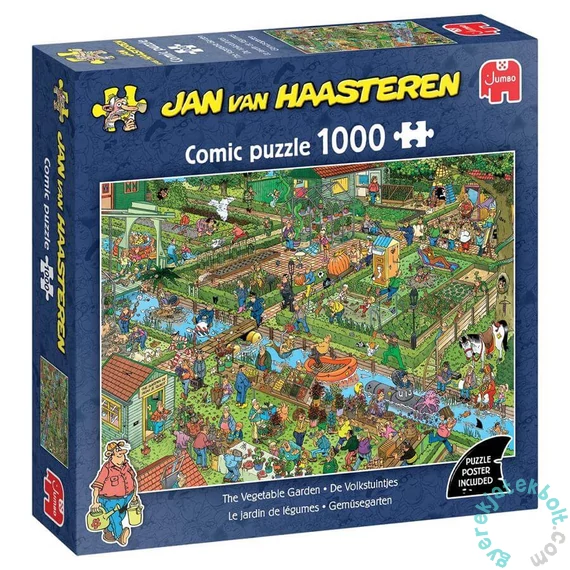 Jumbo 1000 db-os puzzle - Jan van Haasteren - The Vegetable Garden (00600)