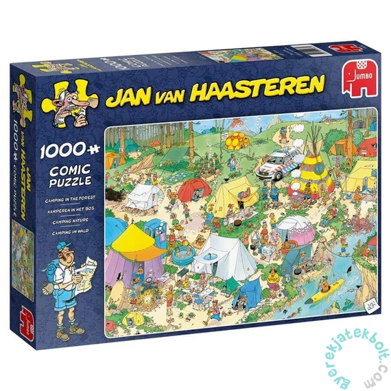 Jumbo 1000 db-os puzzle - Jan van Haasteren - Camping in The Forest (00603)