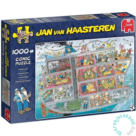 Jumbo 1000 db-os puzzle - Jan van Haasteren - Cruise Ship (00605)