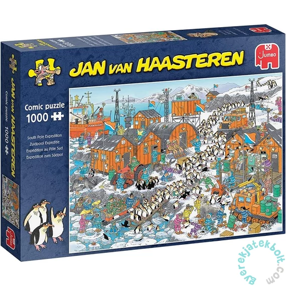 Jumbo 1000 db-os puzzle - South Pole Expedition, Jan van Haasteren (00607)