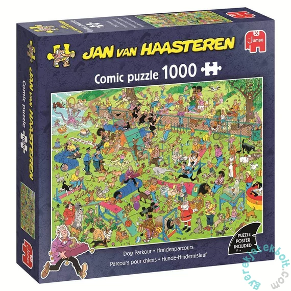 Jumbo 1000 db-os puzzle - Jan van Haasteren - Dog Parkour (00624)