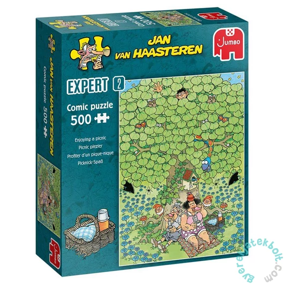 Jumbo 500 db-os puzzle - Jan van Haasteren - Snack Under the Enchanted Tree (20090)