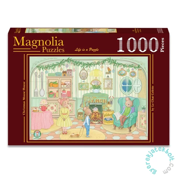 Magnolia 1000 db-os puzzle - Christmas Mouse House (3487)