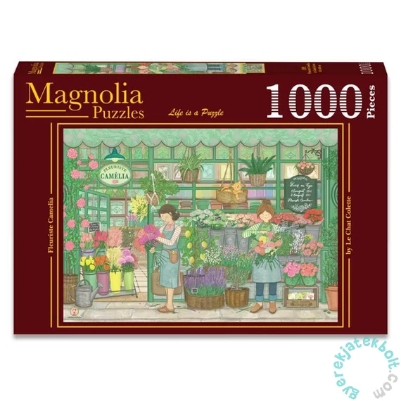 Magnolia 1000 db-os puzzle - Fleuriste Camelia (3488)