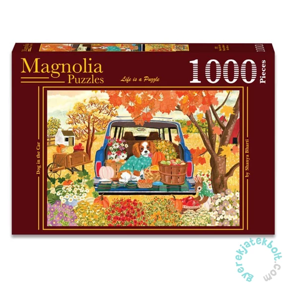 Magnolia 1000 db-os puzzle - Dog in the Car (9108)