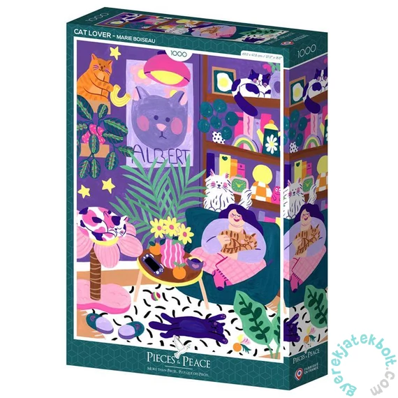 Pieces & Peace 1000 db-os puzzle - Cat Lover (0226)