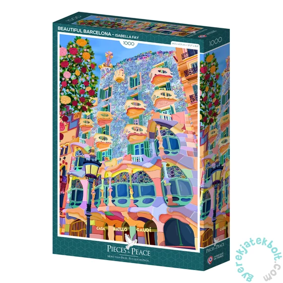 Pieces &amp; Peace 1000 db-os puzzle - Beautiful Barcelona (0229)