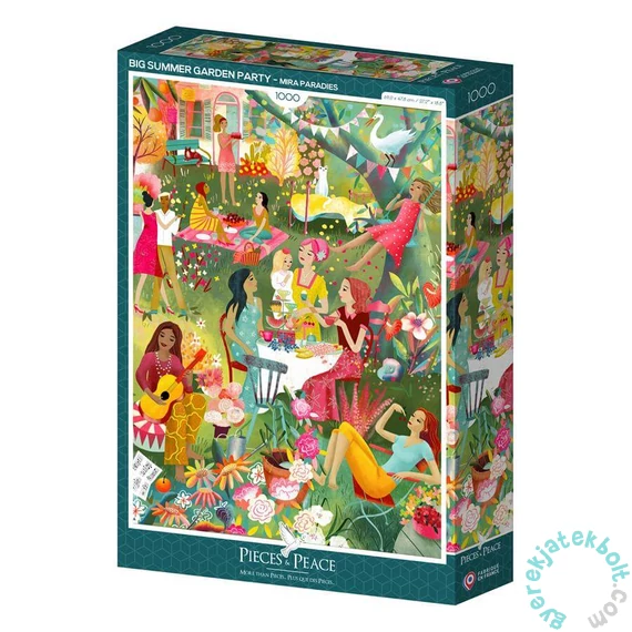 Pieces &amp; Peace 1000 db-os puzzle - Big Summer Garden Party (0193)