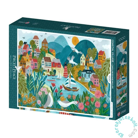 Pieces & Peace 1000 db-os puzzle - Coastal Village (0211)
