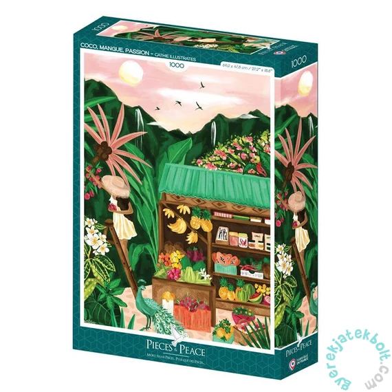 Pieces &amp; Peace 1000 db-os puzzle - Coco, Mangue, Passion (0196)