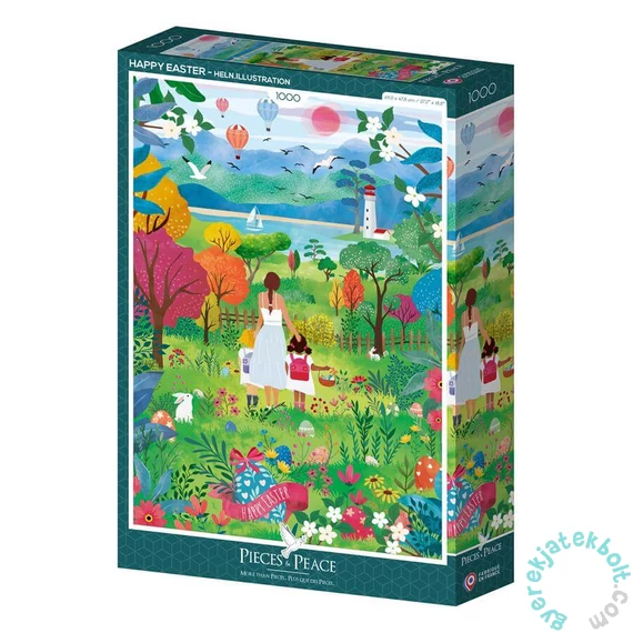 Pieces and Peace 1000 db-os puzzle - Happy Easter (0201)