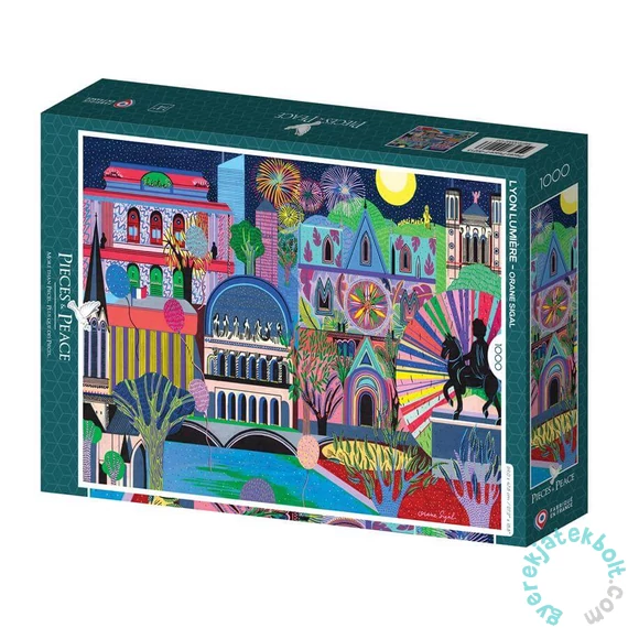 Pieces & Peace 1000 db-os puzzle - Lyon Lumière (0213)