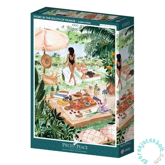 Pieces &amp; Peace 1000 db-os puzzle - Picnic in the South of France (0195)