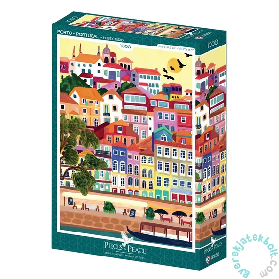 Pieces & Peace 1000 db-os puzzle - Porto - Portugal (0182)
