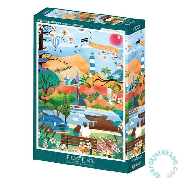Pieces & Peace 1000 db-os puzzle - Welcome Spring (0181)