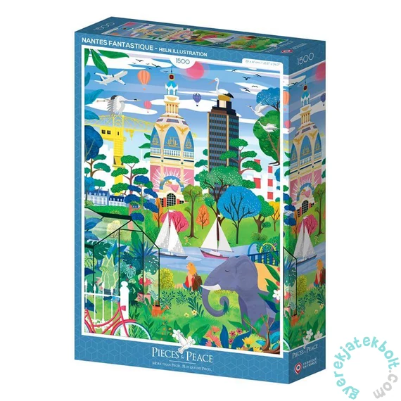 Pieces & Peace 1500 db-os puzzle - Nantes Fantastique (0214)