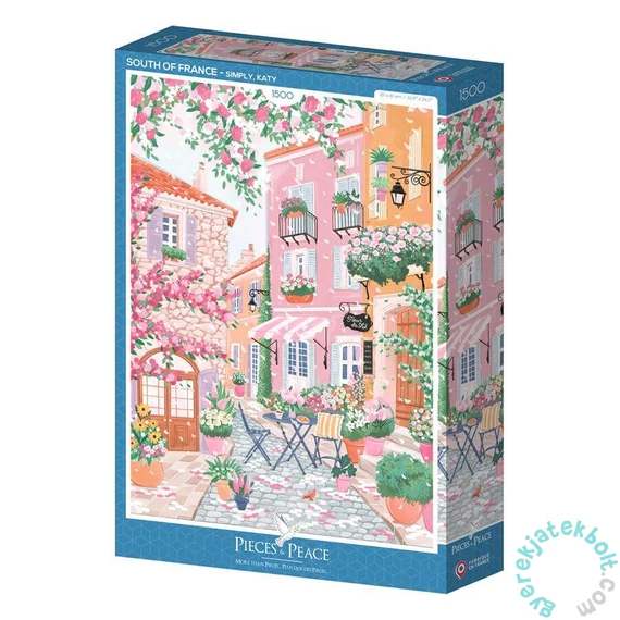 Pieces & Peace 1500 db-os puzzle - South of France (0215)