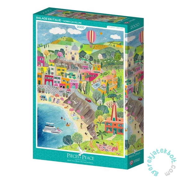 Pieces & Peace 2000 db-os puzzle - Balade en Italie (0217)