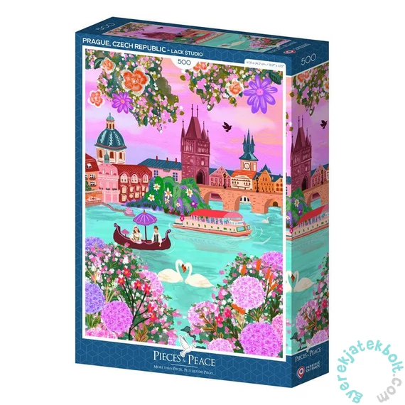 Pieces & Peace 500 db-os puzzle - Prague, Czech Republic (0212)